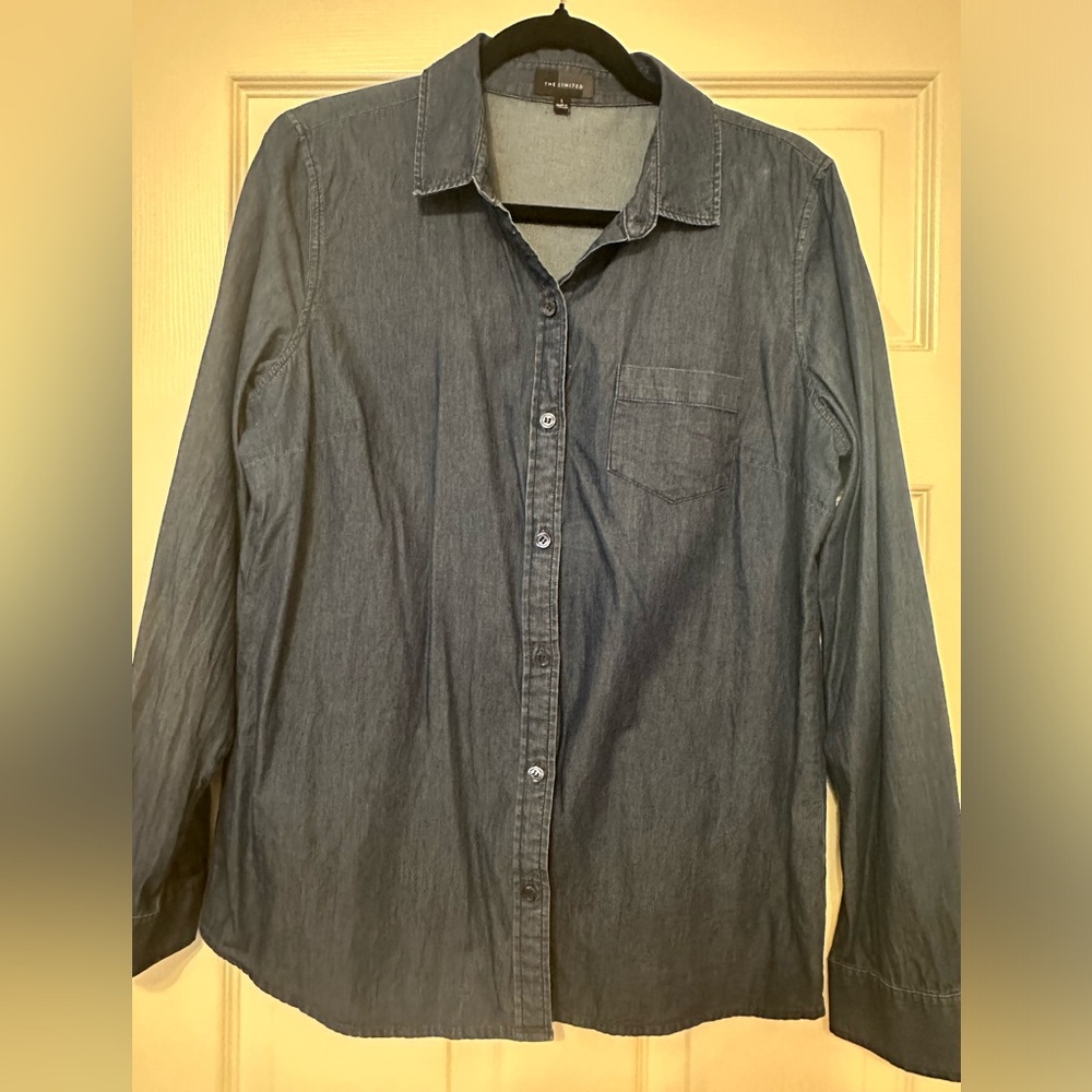 The Limited Denim Shirt Sz L